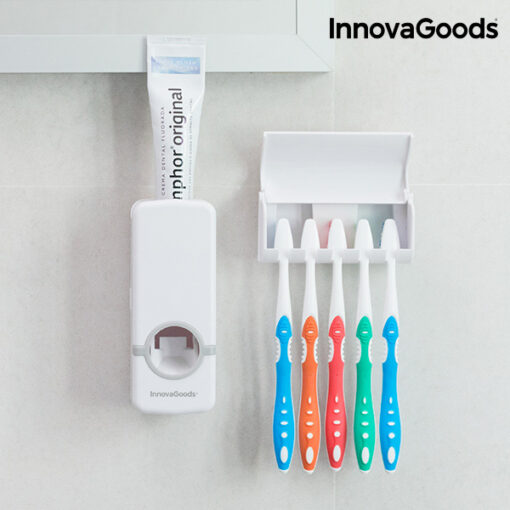 InnovaGoods Tandpastadispenser med Tandbørsteholder - Image 2