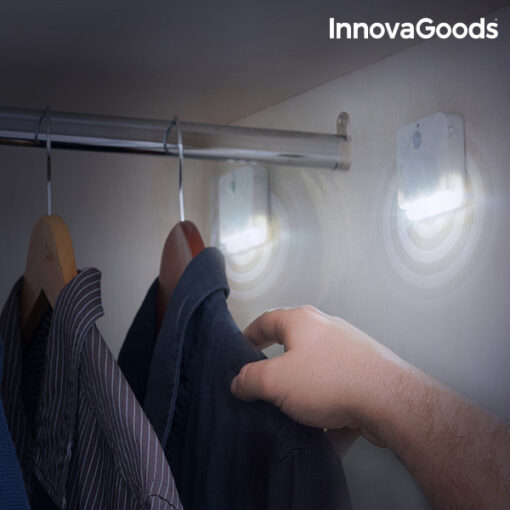 InnovaGoods LED Lys Bevægelsessensor (Pakke med 2)
