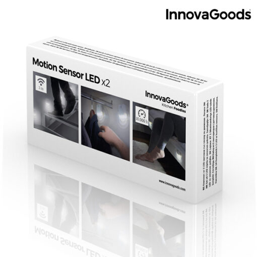 InnovaGoods LED Lys Bevægelsessensor (Pakke med 2) - Image 3