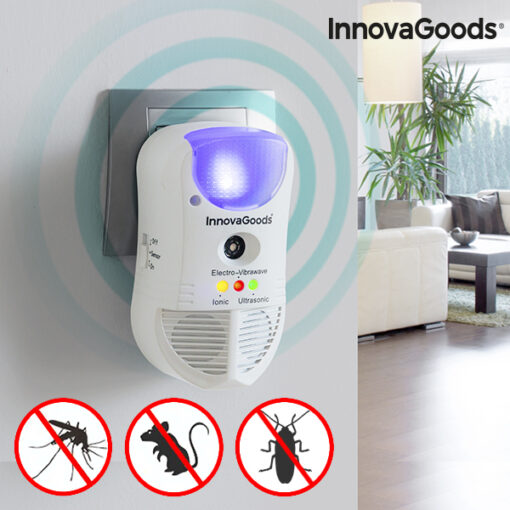 InnovaGoods 5 i 1 Insekt Skræmmer med LED og Sensor