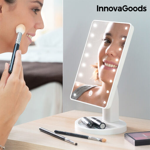 InnovaGoods Wellness Beauté LED bordspejl