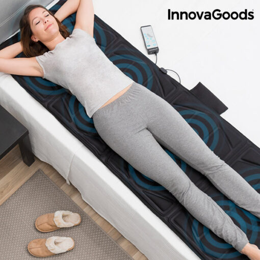 InnovaGoods Relax Cloud Massagemåtte til Hele Kroppen 14W Sort