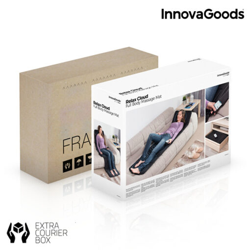 InnovaGoods Relax Cloud Massagemåtte til Hele Kroppen 14W Sort - Image 2