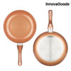 InnovaGoods Sæt med Stegepander Kobber-Effekt (5 Dele) - Image 3