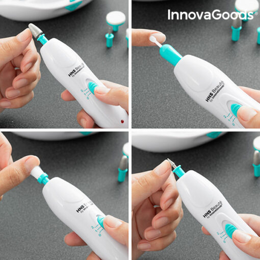 InnovaGoods Sæt med Manicure og Pedicure Neglesalon til Hjemmet - Image 8