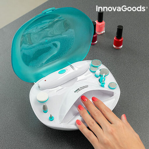 InnovaGoods Sæt med Manicure og Pedicure Neglesalon til Hjemmet - Image 6