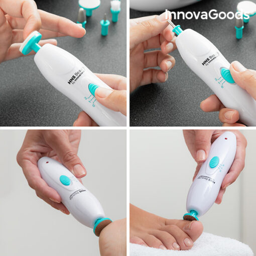 InnovaGoods Sæt med Manicure og Pedicure Neglesalon til Hjemmet - Image 4
