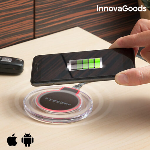 InnovaGoods Trådløs Oplader til Smartphones Qi