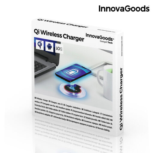 InnovaGoods Trådløs Oplader til Smartphones Qi - Image 3