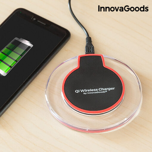 InnovaGoods Trådløs Oplader til Smartphones Qi - Image 2