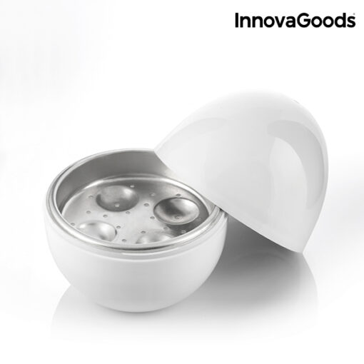 InnovaGoods Boilegg mikrobølge-æggekoger med opskrifthæfte - Image 4