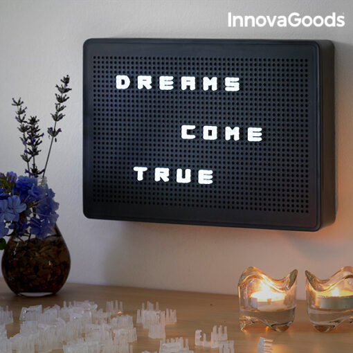 InnovaGoods Tavle til LED-Bogstaver - Image 4