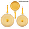InnovaGoods Sæt med Stegepander Guldeffekt (5 Dele) - Image 6
