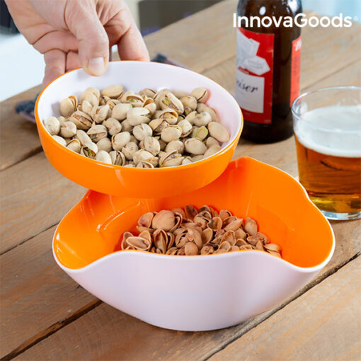 InnovaGoods 2-i-1 Snackskål (2 Dele) - Image 6