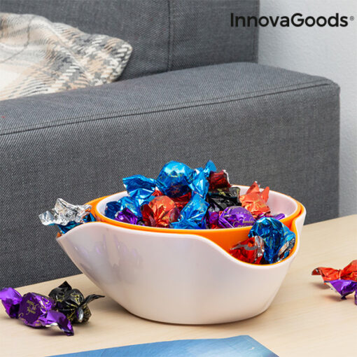 InnovaGoods 2-i-1 Snackskål (2 Dele) - Image 4