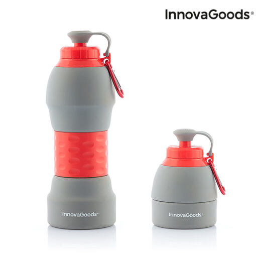 InnovaGoods Sammenfoldelig Silikone Drikkedunk Flaske - Image 7