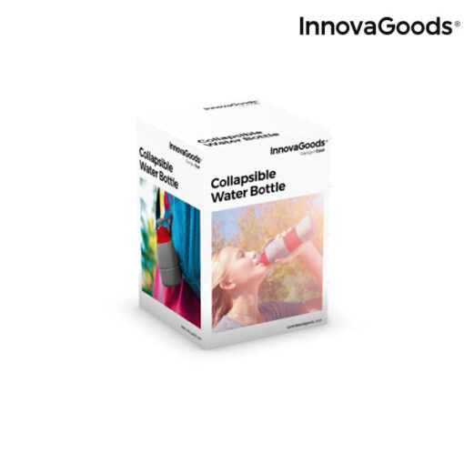 InnovaGoods Sammenfoldelig Silikone Drikkedunk Flaske - Image 2