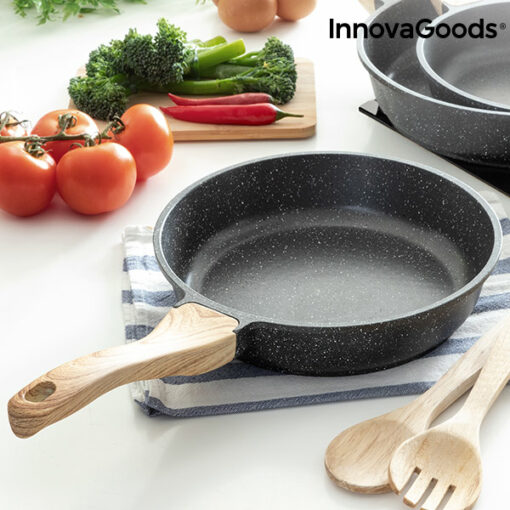 InnovaGoods Premium stegepande graniteffekt (24 cm) - Image 6
