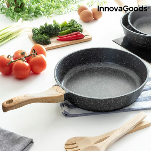 InnovaGoods Premium stegepande graniteffekt (28 cm) - Image 6