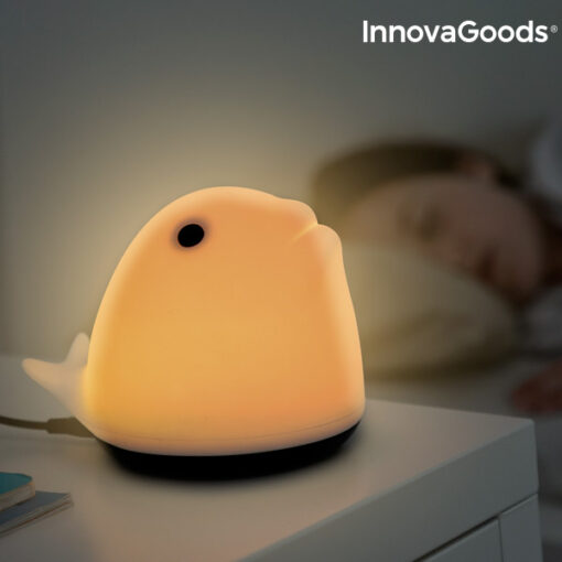 InnovaGoods genopladelig silikonelampe hval