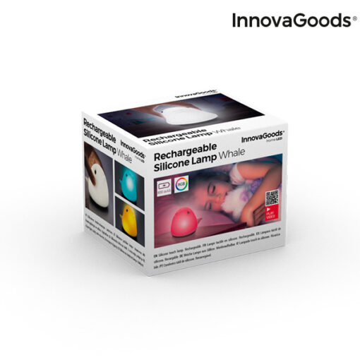 InnovaGoods genopladelig silikonelampe hval - Image 5