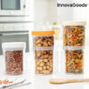 InnovaGoods Justerbare & Hermetiske Køkkenbeholdere (Sæt med 3) - Image 2