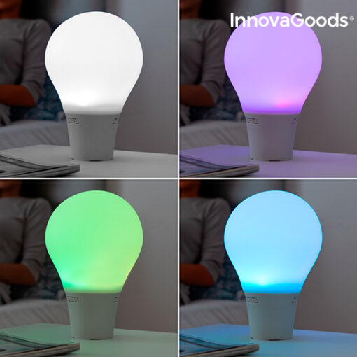 Silikone LED Touch-lampe med højtaler Silitone InnovaGoods - Image 7