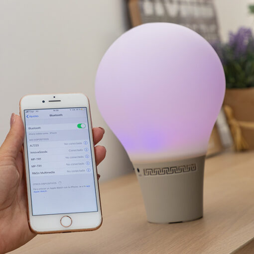Silikone LED Touch-lampe med højtaler Silitone InnovaGoods - Image 2