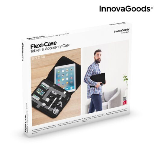 InnovaGoods Flexi Case tabletcover med plads til tilbehør - Image 3