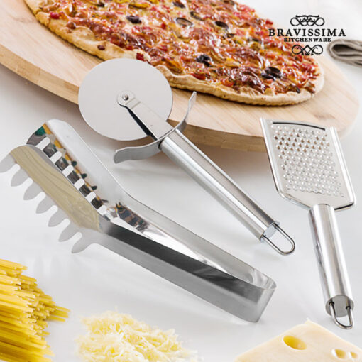 Bravissima Kitchen Pizza og Pasta Redskaber (3 dele)