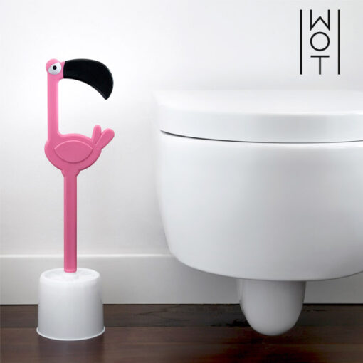 Wagon Trend Flamingo Toiletbørste