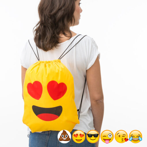 Smileys Taske med Træksnor Rygsæk