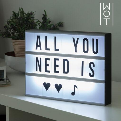 Wagon Trend Baggrundsbelyst LED Tavle (30 x 22 cm)