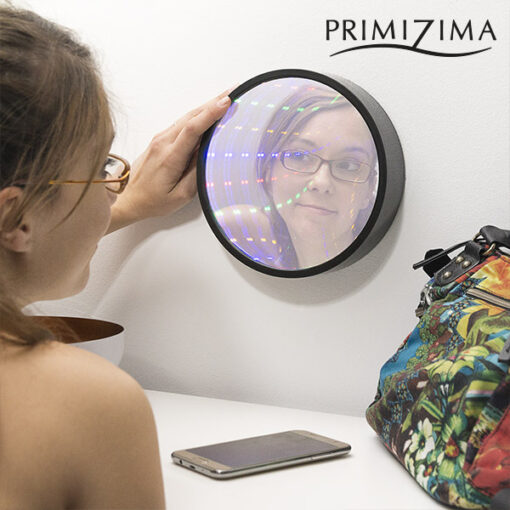 Primizima Multifarvet LED Spejl med Tunneleffekt