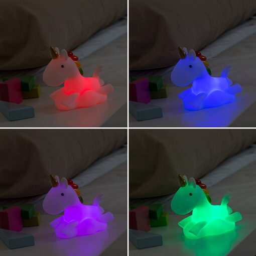 Enhjørning Natlampe LED Multifarvet Junior Knows - Image 2