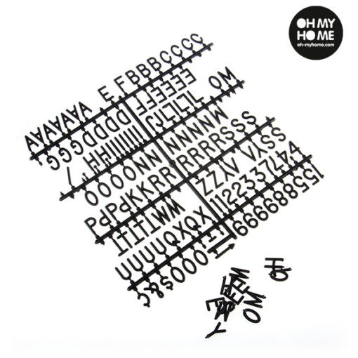 Oh My Home Ramme til Bogstaver og Tal (30 x 30 cm) - Image 4