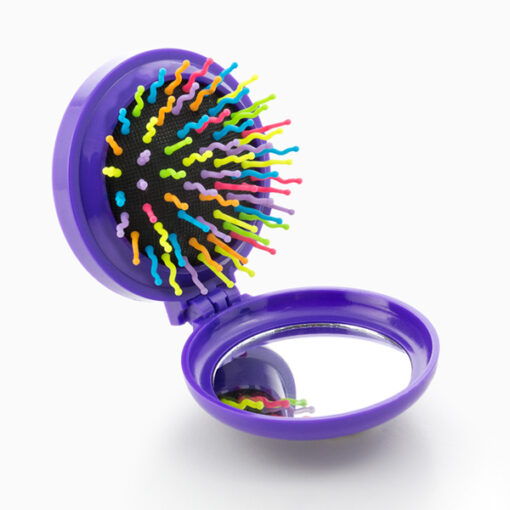 Colors Spejl med Børste til Håndtasken - Image 7