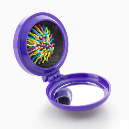Colors Spejl med Børste til Håndtasken - Image 5