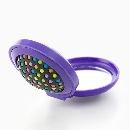 Colors Spejl med Børste til Håndtasken - Image 3