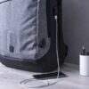 Rygsæk med powerbank og tablet og bærbar computer ruminddeling 8000 mAh 145971 - Image 2
